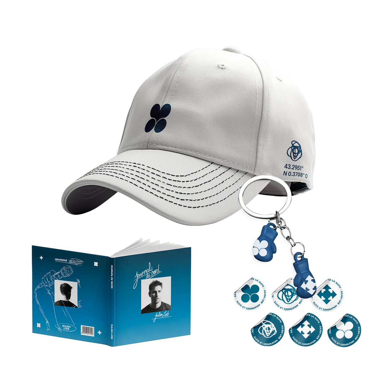 Pack Livre disque + Merch au choix + Stickers et porte clé offert