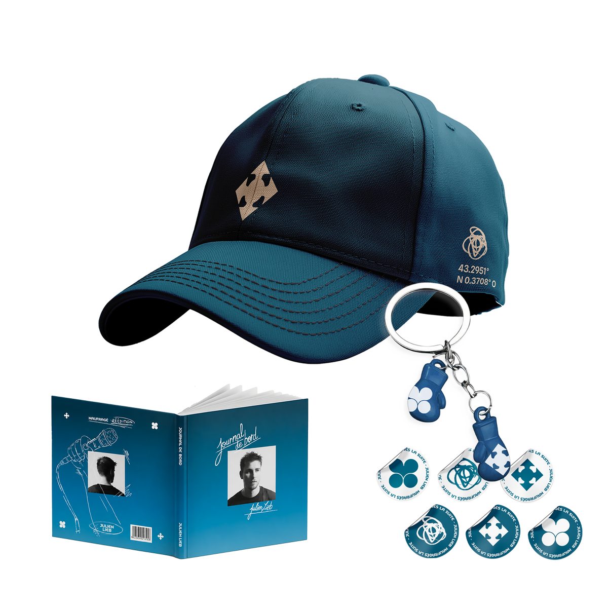 Pack Livre disque + Merch au choix + Stickers et porte clé offert