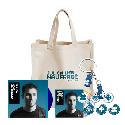Pack CD standard + Vinyle + Merch au choix + Stickers et porte clé offert