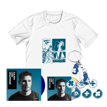 Pack CD standard + Vinyle + Merch au choix + Stickers et porte clé offert
