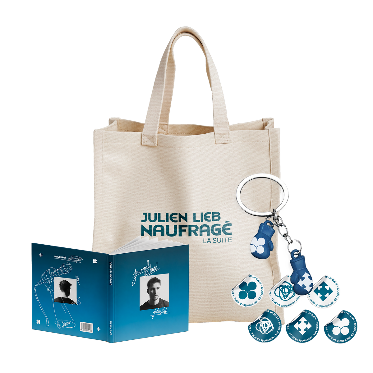 Pack Livre disque + Merch au choix + Stickers et porte clé offert
