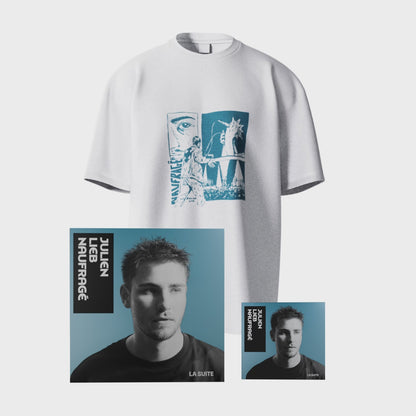 Pack CD standard + Vinyle + Merch au choix + Stickers et porte clé offert